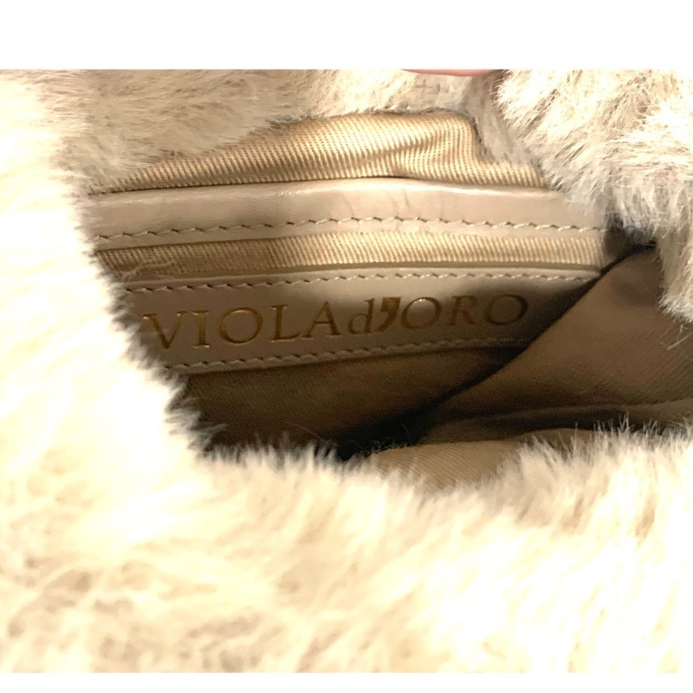 Viola d’oro beige fur bag - Picture 7 of 7